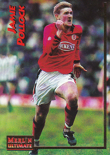 Jamie Pollock Middlesbrough 1995/96 Merlin Ultimate #136